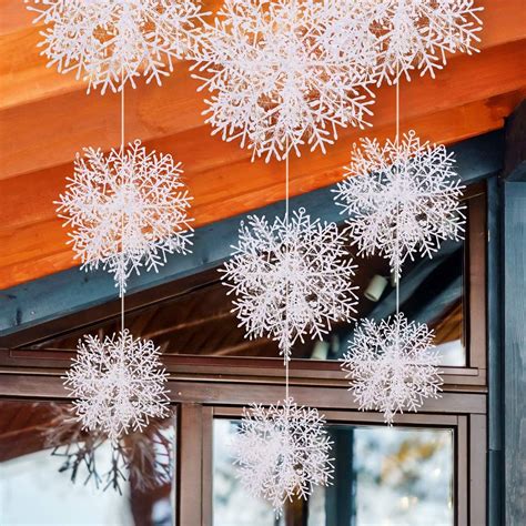Snowflake Winter Wonderland Birthday Decorations Plastic Christmas