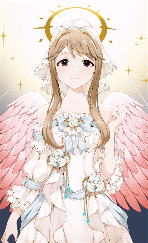 Safebooru 1girl Absurdres Angel Angel Wings Arm At Side Bangs Bare