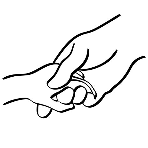 holding hands clip art vector images illustrations is