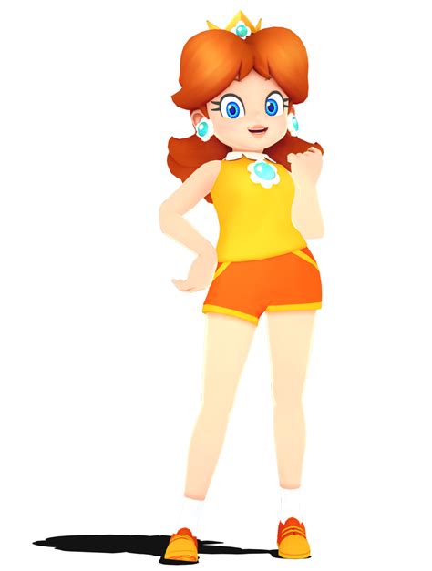 Nintendo Mmd Princess Daisy Mario Tennis Us By Anycolor Super