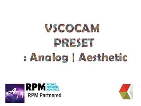 Vsco cam is a popular mobile photography app available for iphone and android. Analog | Aesthetic VSCO Preset - YouTube