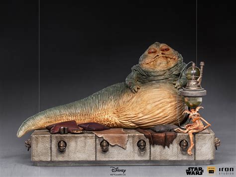 Iron Studios Star Wars Return Of The Jedi Jabba The Hutt Scale Deluxe Statue