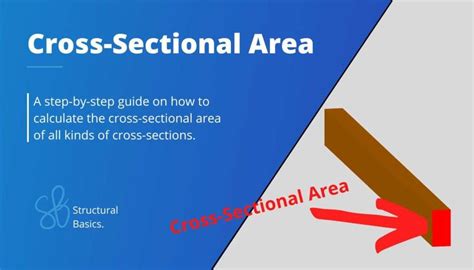 How To Calculate The Cross Sectional Area A Beginners Guide