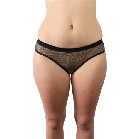sexy black backless underwear panties sheer comfy plus size undies women s mesh ebay