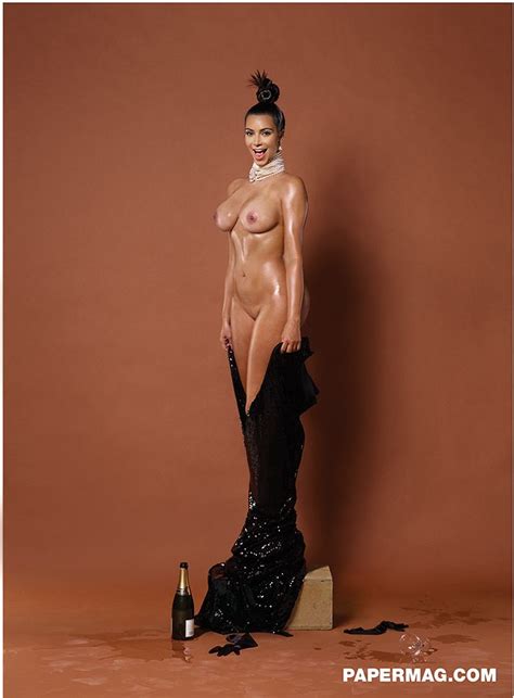 Actually Kim Kardashian Got Totally Naked For That Shoot
