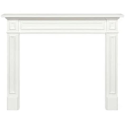 Pearl Mantels 525 48 Mike Fireplace Mantel Surround Mdf 48 Inch White