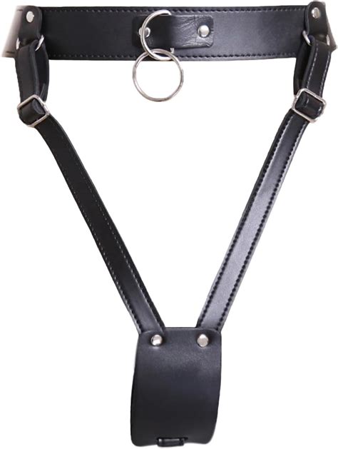 Women Chastity Belt Strap On Harness Leather Sm Erotic