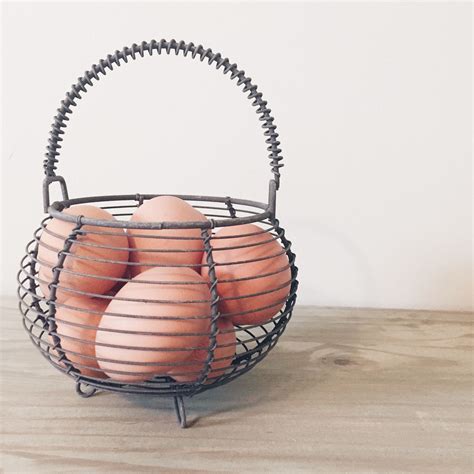 Egg Basket Egg Basket Basket Vintage House