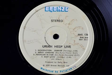 Uriah Heep Live January 1973 2lp Vinyl Rockstuff