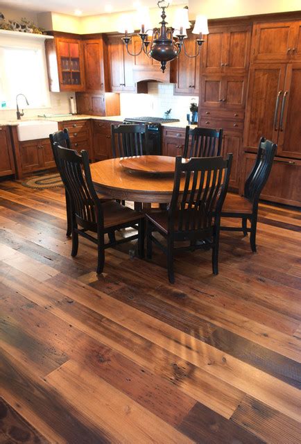 Reclaimed Antique Wormy Chestnut Hardwood Flooring Traditional