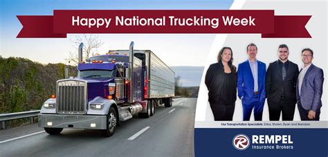 National Trucking Week Rempel Insurance Brokers Rempel Insurance