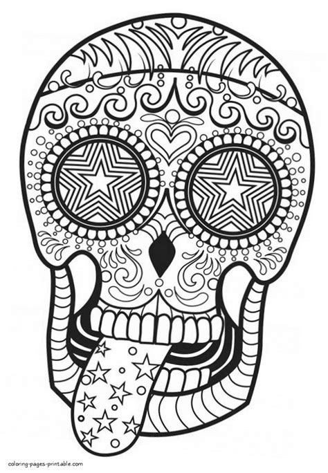 All we ask is that you recommend our content to friends and family and share your masterpieces on your website, social media profile, or blog! Skull Adult Coloring Pages || COLORING-PAGES-PRINTABLE.COM