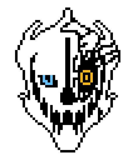 Gaster Blaster Pixel Art Maker