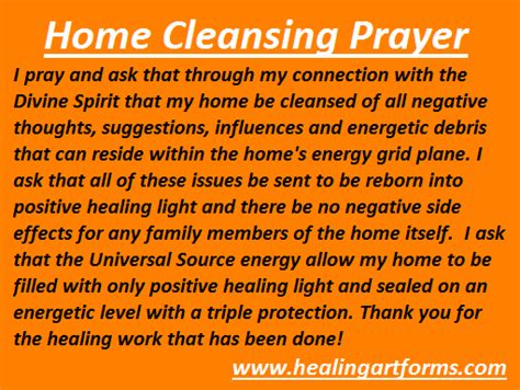 Home Cleansing Prayer Health Pinterest Limpeza Espiritual Dicas