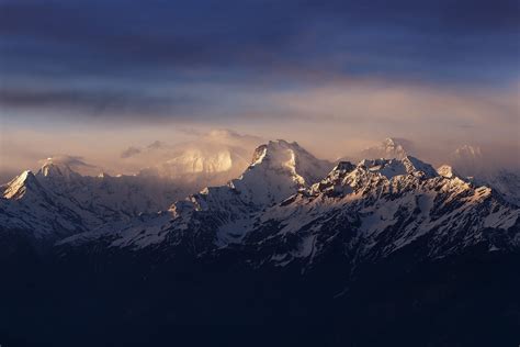 Blue Gulmarg Himalayas India Kashmir Landscape Mountains Scenery
