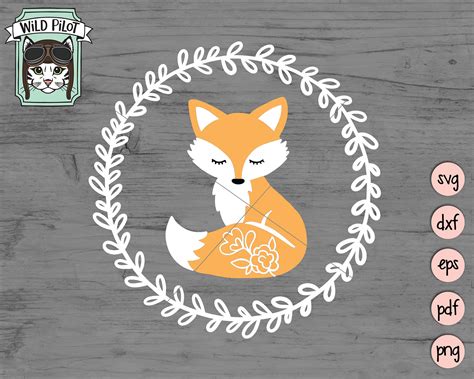 Fox Svg Cute Fox Svg Fox Clip Art Fox Svg File For Cricut Etsy Australia
