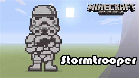 Minecraft Pixel Art Tutorial And Showcase Stormtrooper Star Wars