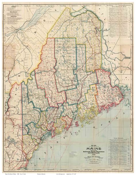 Map Of Maine
