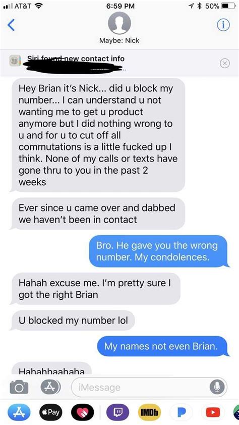 Wrong Number Bro Imgur Funny Text Messages Funny Texts Imgur Funny