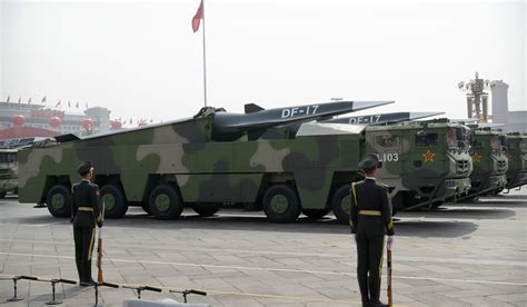 China Shows Df 17 Hypersonic Missile Washington Times