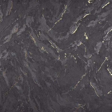 2927 00105 Titania Black Marble Texture Wallpaper By