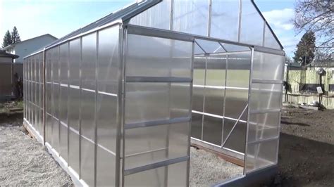 Combining Two Harbor Freight Greenhouses Back To Back 10x24 Youtube