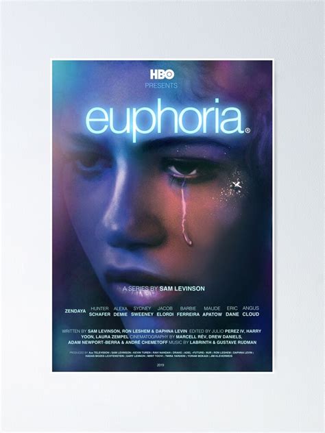 Euphoria Zendaya Poster For Sale By Celiaorts Redbubble