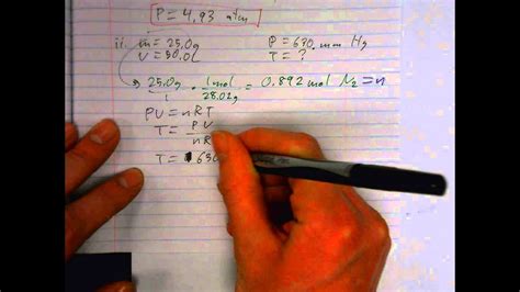 Notice the weird unit on r: Ideal Gas Law - YouTube