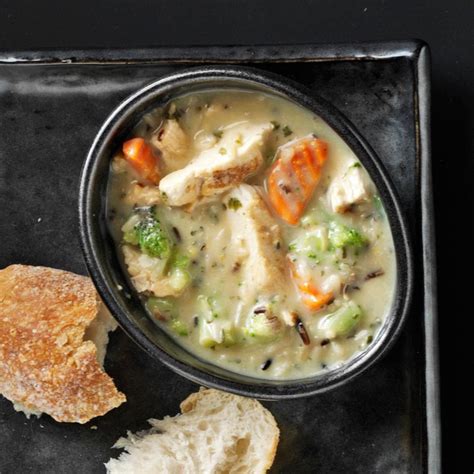 Hearty Chicken And Wild Rice Soup Recipe Taste Of Home