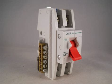 Crabtree Sb6000 100 Amp Main Switch Disconnector 100a Double Pole