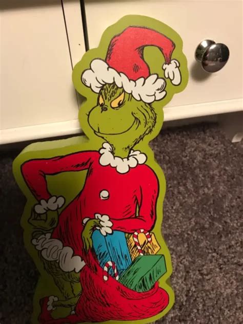 Dr Seuss How The Grinch Stole Christmas Grinch Free Standing Decor 3999 Picclick