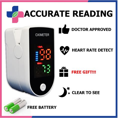 Medical Portable Digital Fingertip Pulse Oximeter Led Blood Oxygen