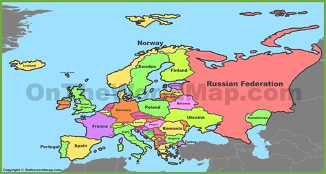 Free Photo Map Of Europe Clipart Continents Countries Free