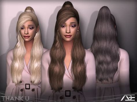 Mystufforigin Ariana Ponytail Version2 ~ Sims 4 Hairs 684