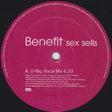 Benefit Sex Sells 2001 Vinyl Discogs