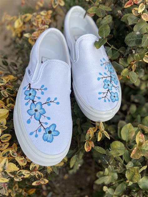 Cherry Blossom Vans The Custom Movement Painted Shoes Diy Canvas