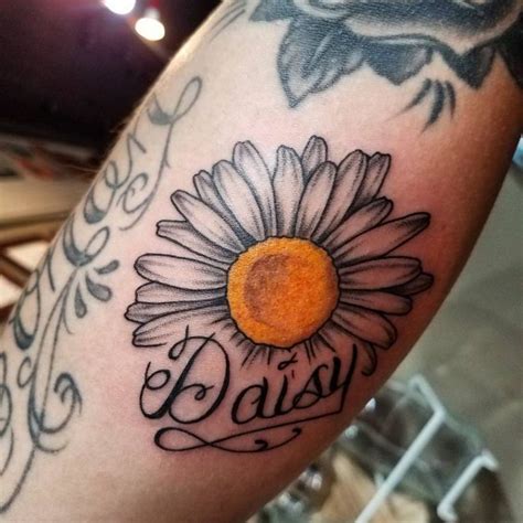 Daisy Flower Tattoo 86 Daisy Flower Tattoos Daisy Tattoo Wrist