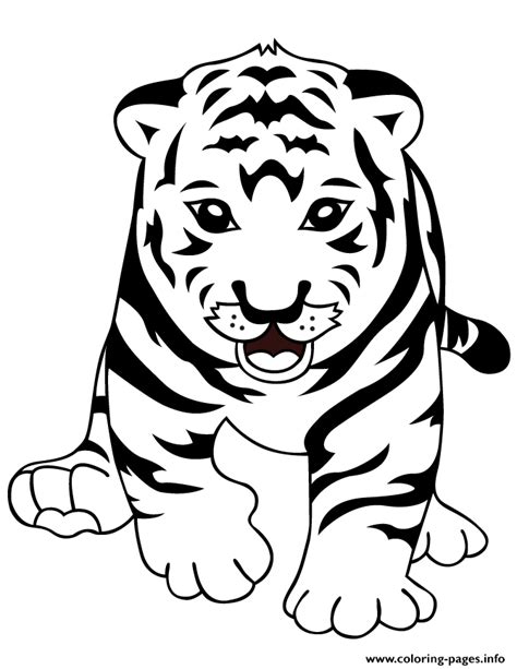 Free printable halloween coloring pages and download free halloween coloring pages along with coloring pages for other activities and coloring sheets. Cute Baby Tiger Coloring Pages Printable