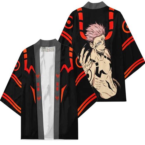 Jujutsu Kaisen Sukuna Kimono Cardigans Custom Anime Cloak Cosplay Cost