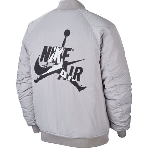 Nike Air Jordan Ma 1 Wings Mens Bomber Jacket Grey Av2598 059 Ebay