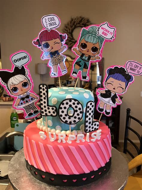 Lol Surprise Birthday Cake Ideas Lol Surprise Cake With Images