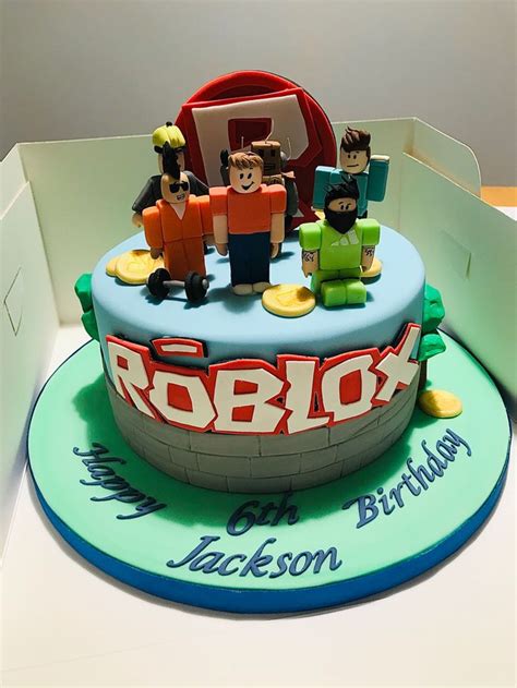 Roblox Birthday Cake Designs
