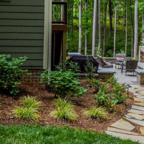 Paver Patio With Outdoor Fireplace Ecogreen Landscaping