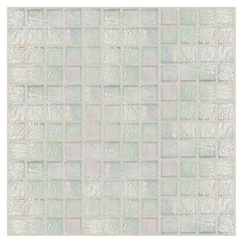 Daltile Egyptian Glass Opal 12 In X 12 In X 6 Mm Glass Face Mounted