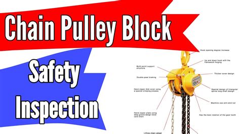 Chain Pulley Block Safety Inspection Cpb Inspection Checklist Youtube