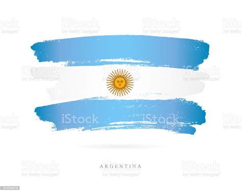 Flag Of Argentina Vector Illustration Stock Illustration Download