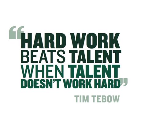 Any game worth winning is naturally going to attract several different players. Tim Tebow Quotes About Hard Work. QuotesGram