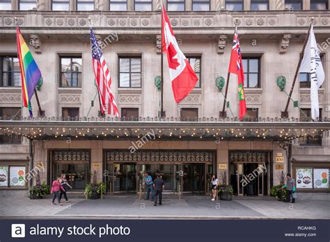 The Main Entrance Along Front Street For The Fairmont Royal York City