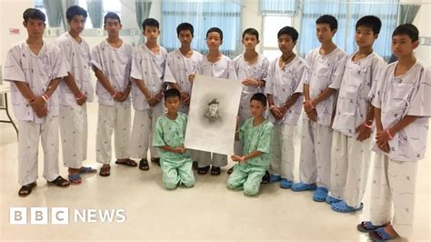 Thai Cave Rescue Thai Boys Tears For Lost Rescue Diver Saman Bbc News