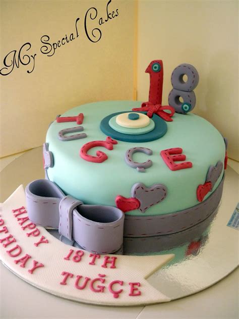 So no cake ideas revolving that. My Special Cakes: 18th Birthday Cake
